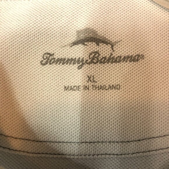 Tommy Bahama White Pullover Shirt Size XL - Picture 4 of 5